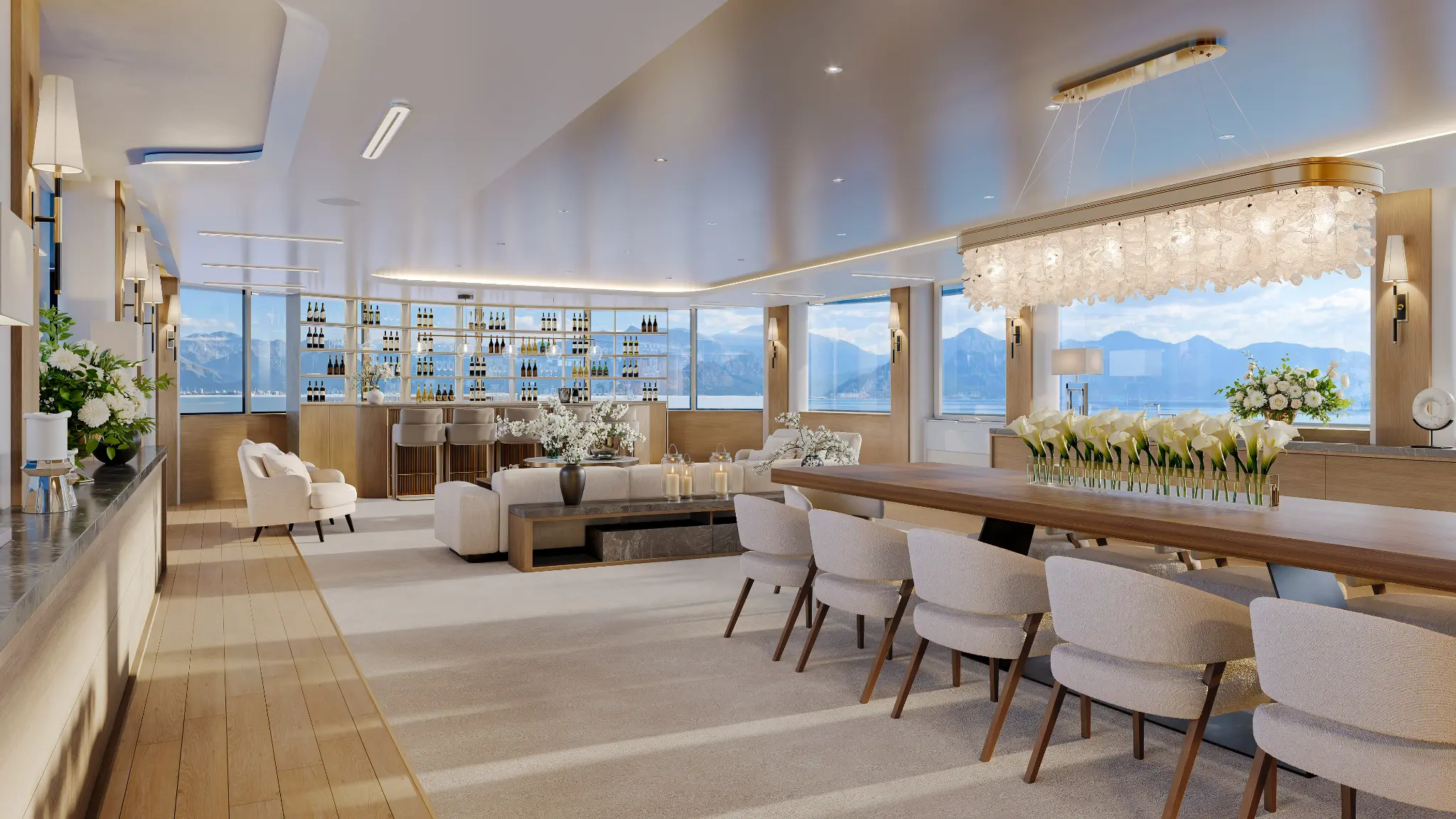 Virtual interior restyling — dining space