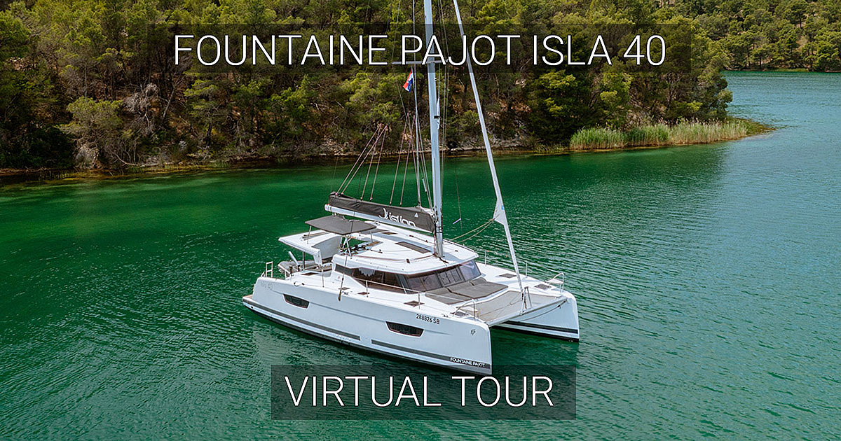 Fountaine Pajot Isla 40 — Full Virtual Tour — click to launch 360° virtual tour